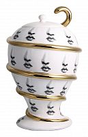 декоративная ваза с крышкой пьеро форназетти serpentino gold в Екатеринбурге