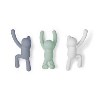 вешалки-крючки buddy 3 шт. разноцветные мятные в Екатеринбурге