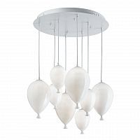 подвесная люстра ideal lux clown sp8 bianco в Екатеринбурге