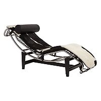 шезлонг chaise longue lc4 черно-белый в Екатеринбурге