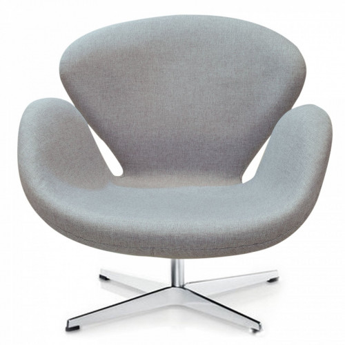 кресло swan chair темно-серое в Екатеринбурге