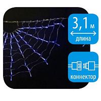 занавес светодиодный «радуга-1» 310см синий (ul-00001409) uld-e3104-288/dtk blue ip20 rainbow-1 в Екатеринбурге