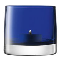 подсвечник стеклянный синий для чайной свечи light colour, 8,5 см в Екатеринбурге