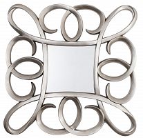 зеркало серебряное квадратное в фигурной раме silver swirl frame от rvastley в Екатеринбурге