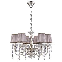 подвесная люстра crystal lux alegria sp6 silver-brown в Екатеринбурге