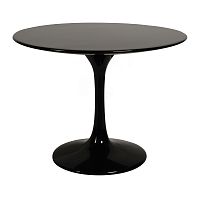 стол журнальный eero saarinen style tulip table черный в Екатеринбурге