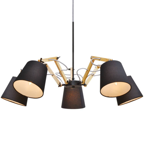 подвесная люстра arte lamp pinoccio a5700lm-5bk в Екатеринбурге