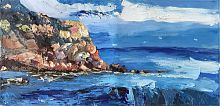 картина маслом утес у моря в Екатеринбурге