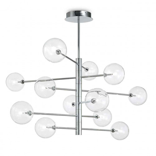 подвесная люстра ideal lux equinoxe sp12 cromo в Екатеринбурге