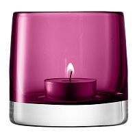подсвечник стеклянный лиловый для чайной свечи light colour, 8,5 см в Екатеринбурге
