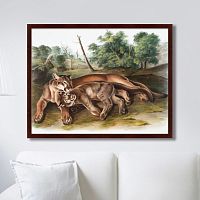 картина: the cougar, 1850г. в Екатеринбурге