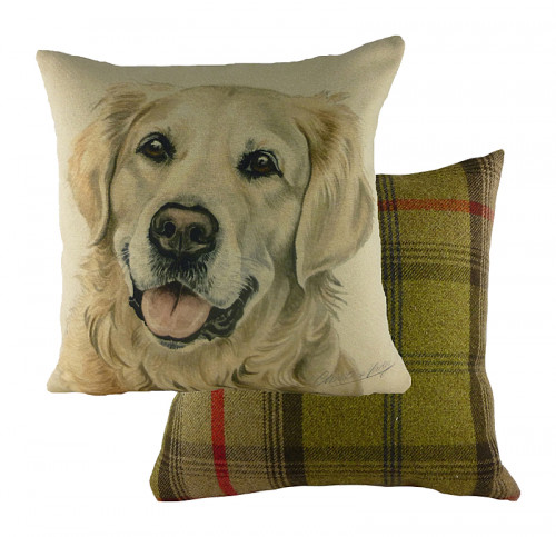 подушка с принтом waggydogs golden retriever в Екатеринбурге