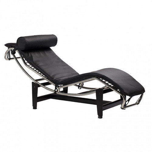 шезлонг chaise longue lc4 черный в Екатеринбурге