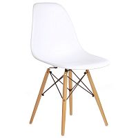 стул деревянный pc-015 белый (eames style) в Екатеринбурге