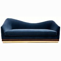 диван hughes sofa прямой синий в Екатеринбурге