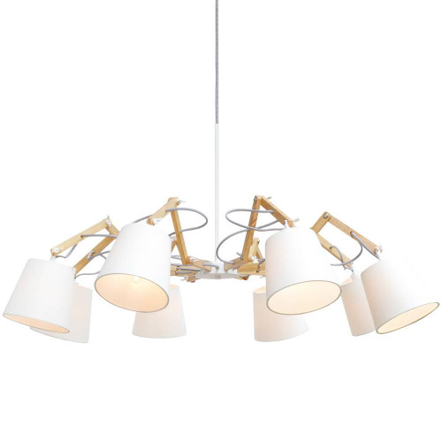 подвесная люстра arte lamp pinoccio a5700lm-8wh в Екатеринбурге