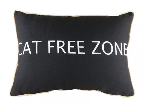 подушка с надписью cat free zone в Екатеринбурге