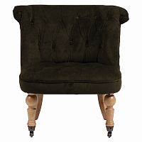 кресло amelie french country chair серо-коричневое в Екатеринбурге