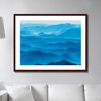 картина: mountain silhouettes in the brandenburg alps, austria в Екатеринбурге
