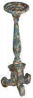 подсвечник состаренный фигурный голубой relic collection, 61 см в Екатеринбурге