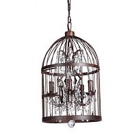 люстра vintage birdcage (35*35*61) бронза в Екатеринбурге