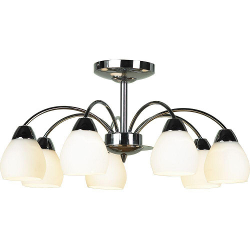 потолочная люстра lussole apiro grlsf-2403-07 белая в Екатеринбурге