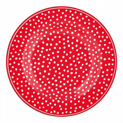 десертная тарелка dot red в Екатеринбурге