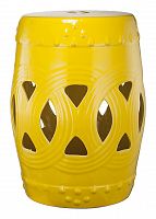 керамический столик-табурет fence stool yellow в Екатеринбурге