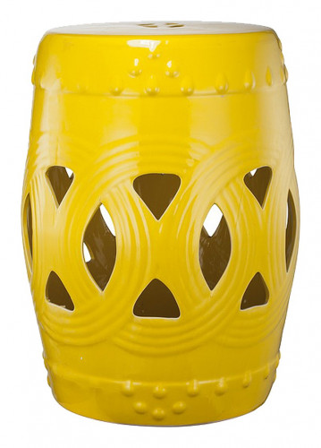 керамический столик-табурет fence stool yellow в Екатеринбурге