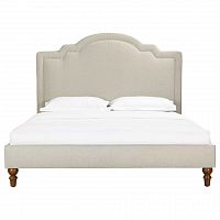 кровать двуспальная 120х200 бежевая cassis upholstered в Екатеринбурге