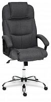 компьютерное кресло tetchair бергамо (крестовина хром, обивка ткань) для руководителя в Екатеринбурге