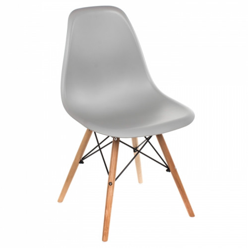 стул деревянный eames pc-015 grey в Екатеринбурге