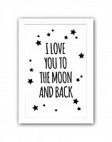 постер to the white moon and back а3 в Екатеринбурге