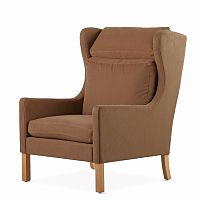 кресло wingback коричневый в Екатеринбурге