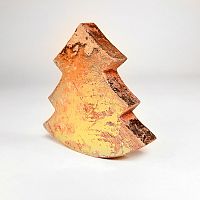 украшение новогоднее ель золотая golden tree, 15х14х2,5 см в Екатеринбурге