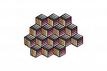 ковер parquet hexagon orange 203x153 от gan в Екатеринбурге