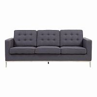 диван florence knoll sofa прямой серый в Екатеринбурге