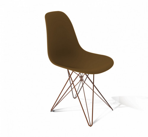 стул dsr коричневый s50 (eames style) в Екатеринбурге