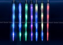 занавес светодиодный уличный «сосульки» 300см (11126) uld-e3005-210/dtk rgb ip44 frosted icicle в Екатеринбурге