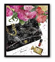 постер сумка чёрная chanel а4 в Екатеринбурге