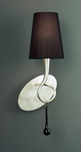 бра mantra paola painted silver 3538 чёрный в Екатеринбурге