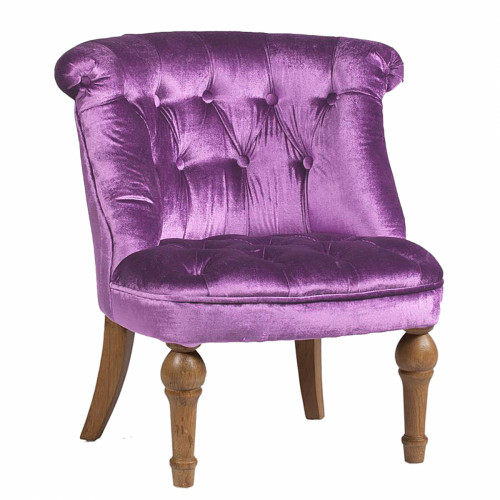 кресло sophie tufted slipper chair лиловое в Екатеринбурге