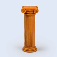 свеча высокая оранжевая hestia column в Екатеринбурге