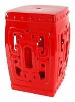 керамический столик-табурет oriental stool red в Екатеринбурге