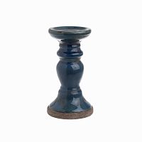 подсвечник синий фигурный blue, 22 см в Екатеринбурге