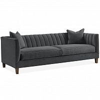 диван penelope sofa прямой серый в Екатеринбурге