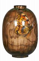 ваза настольная fresco brown butterfly в Екатеринбурге