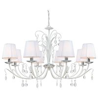 подвесная люстра arte lamp romana snow a1743lm-8wh в Екатеринбурге