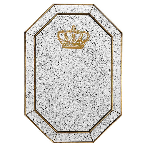 зеркало состаренное восьмиугольное с короной crown в Екатеринбурге