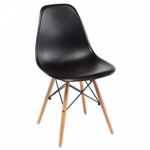 стул деревянный eames pc-015 black в Екатеринбурге